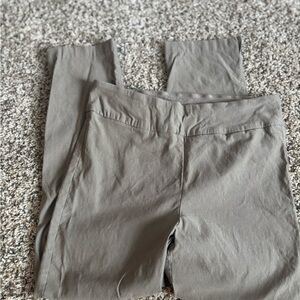 Tribal Women's Gray Cropped Pants